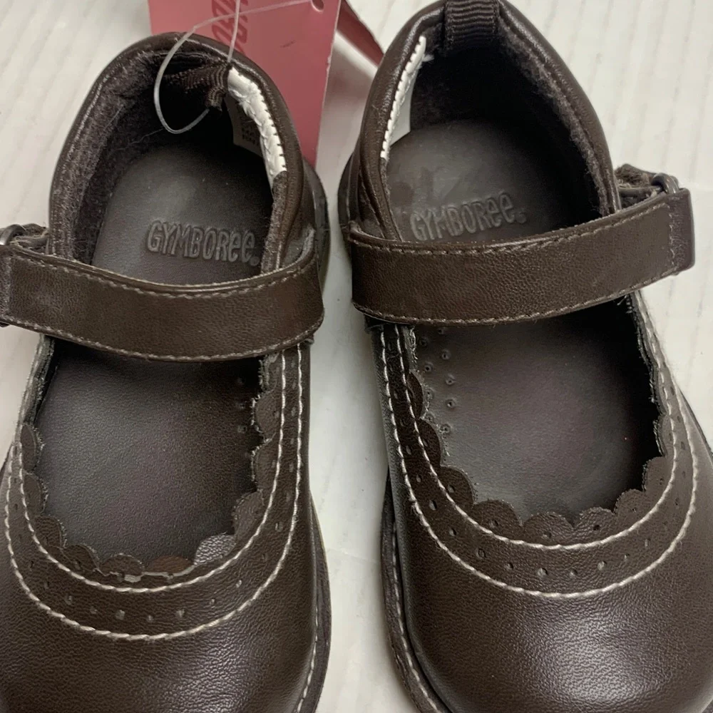 Gymboree Brown Mary Jane Flats 2009 Infant Size 0-4 NWT